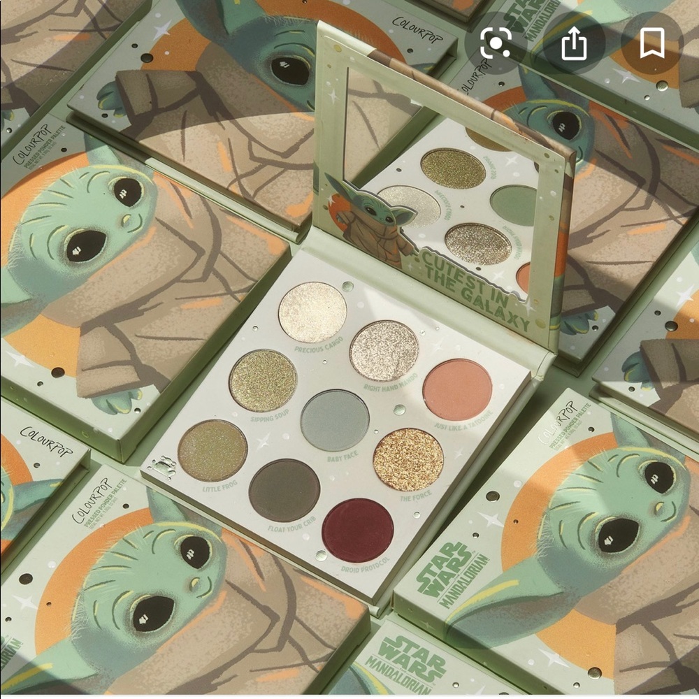 The Child Eyeshadow pallet from colourpop